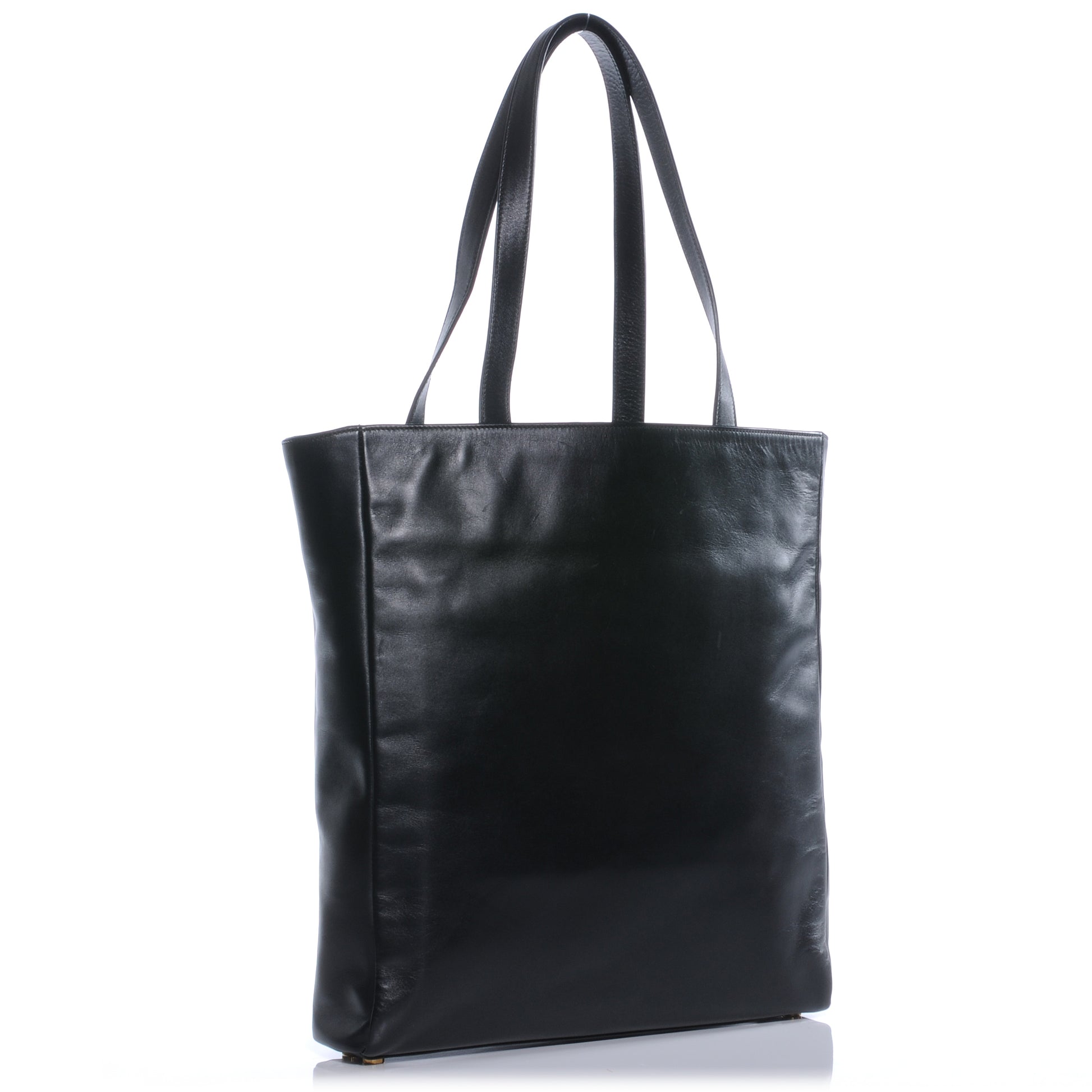 Saint Laurent Soft Calfskin Bo Museum Tote Black 3 of 9
