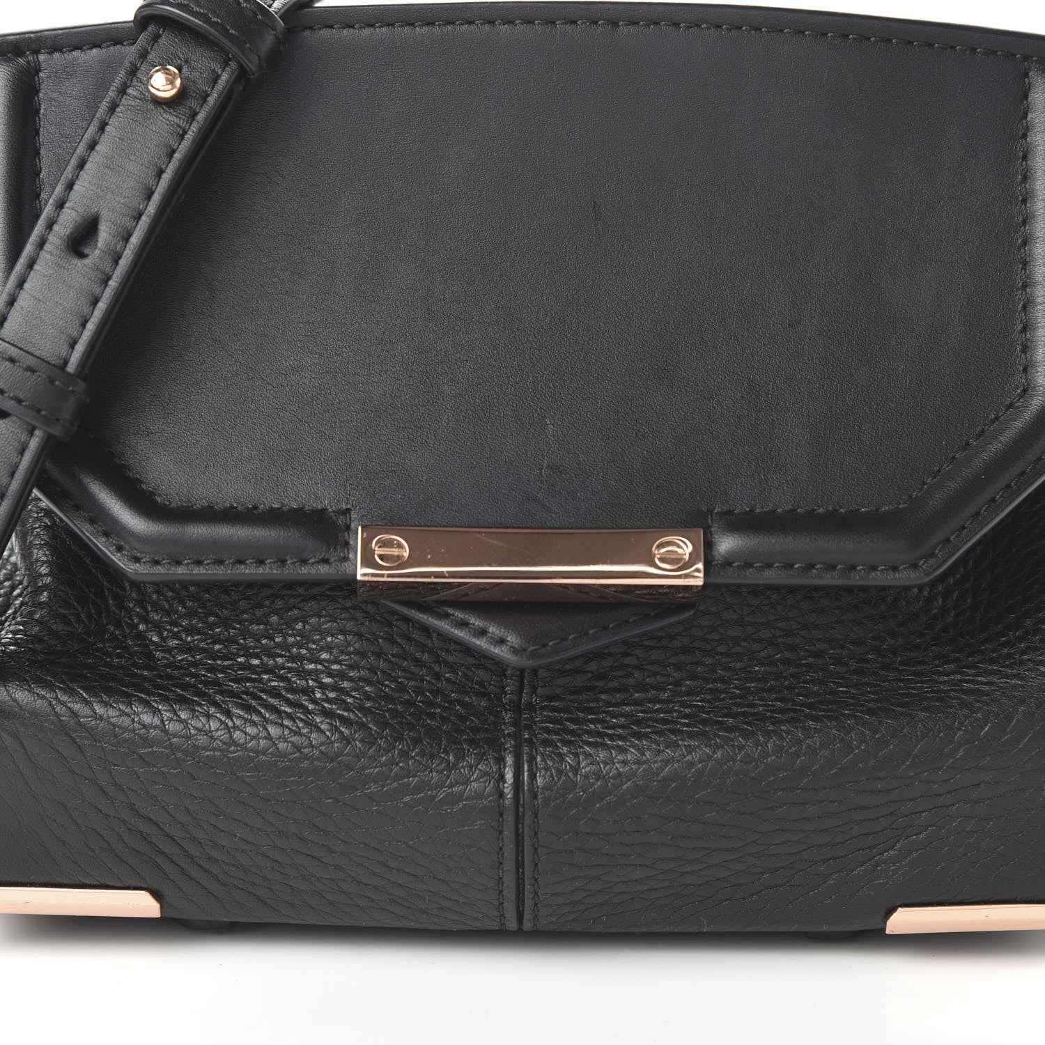Alexander Wang Calfskin Marion Tote Soft Black Rose Hardware 9 of 9