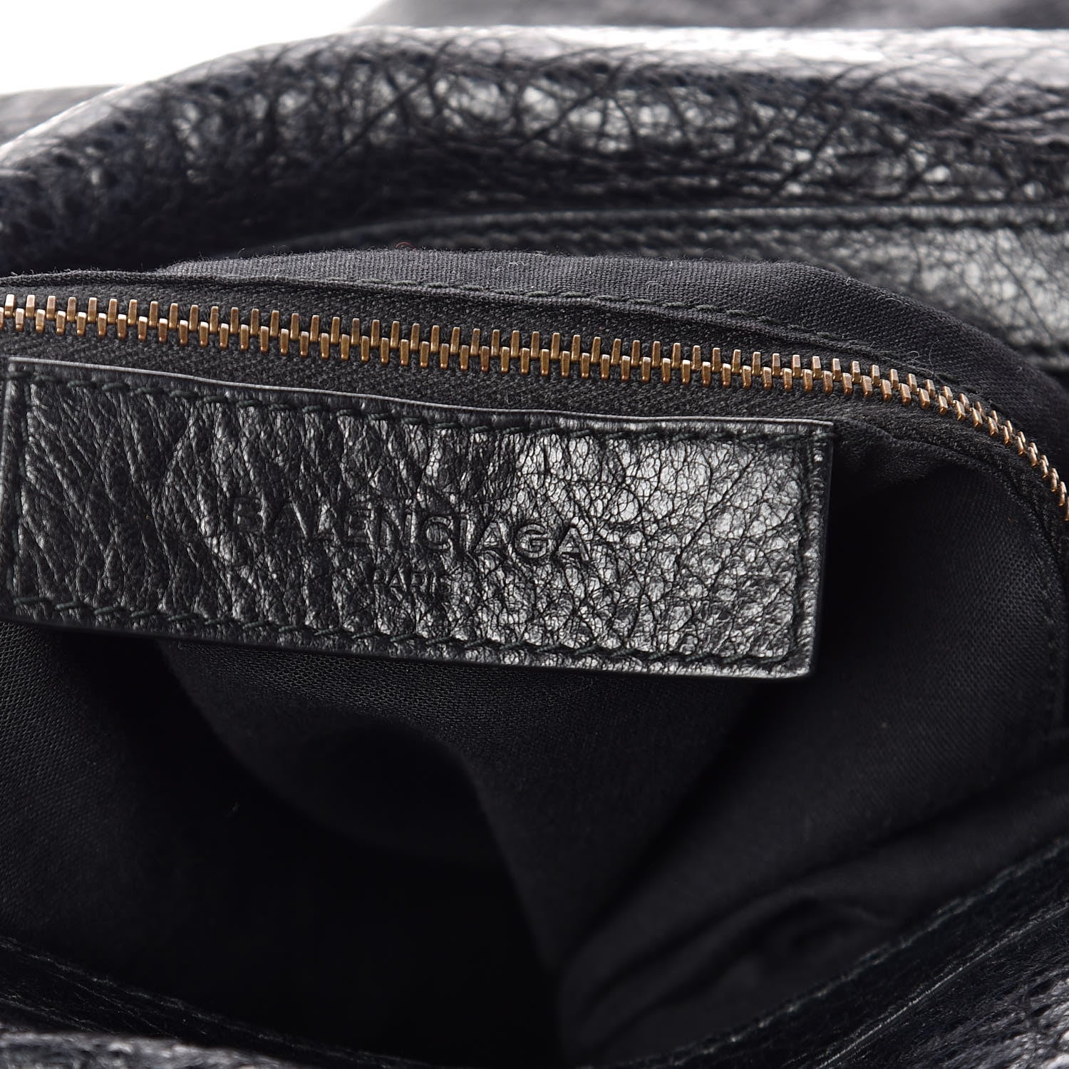 Balenciaga Agneau Classic Hardware Zip Traveler Backpack Black 8 of 9