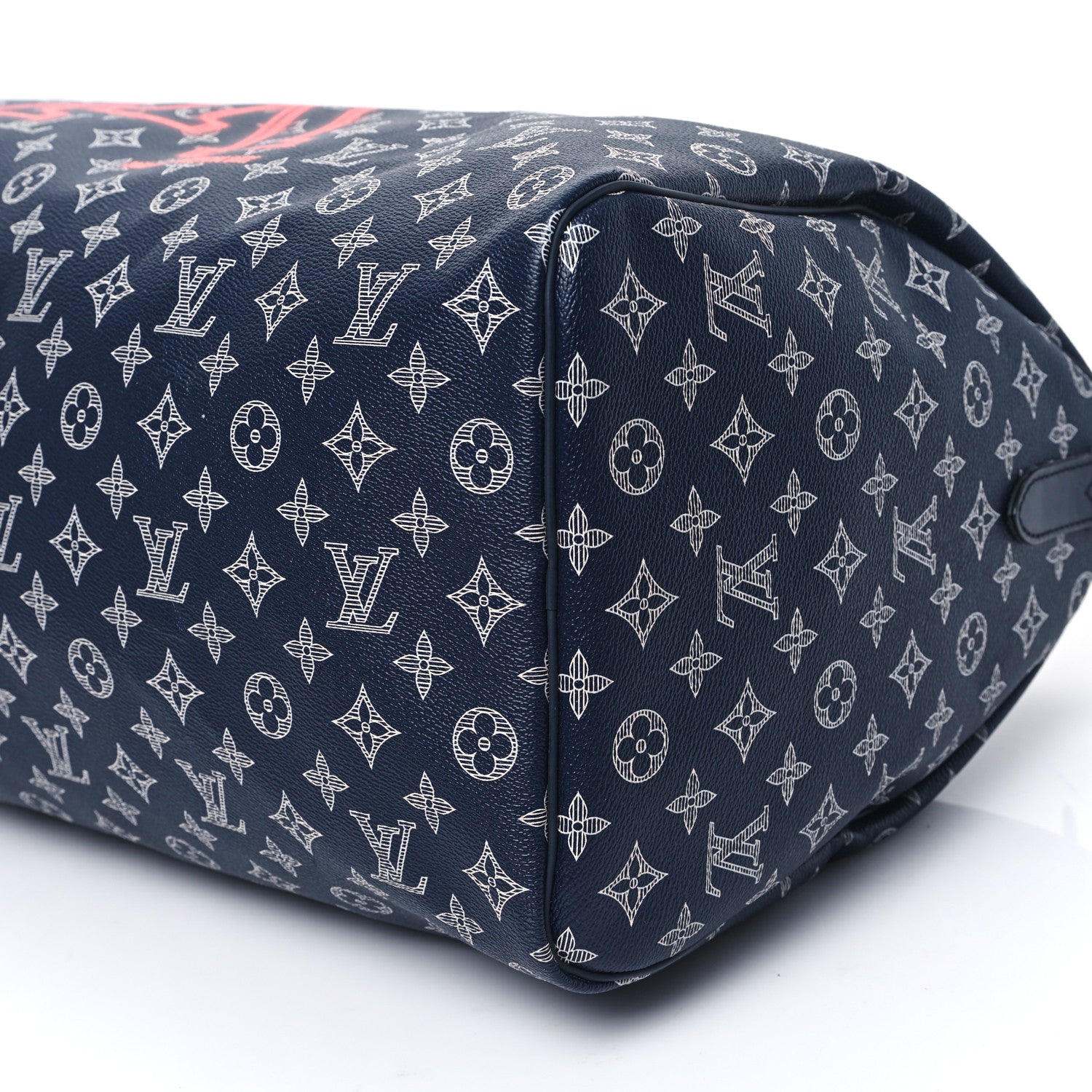 Louis Vuitton Monogram Upside Down Keepall Bandouliere 50 Ink 9 of 11