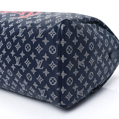 Louis Vuitton Monogram Upside Down Keepall Bandouliere 50 Ink 9 of 11