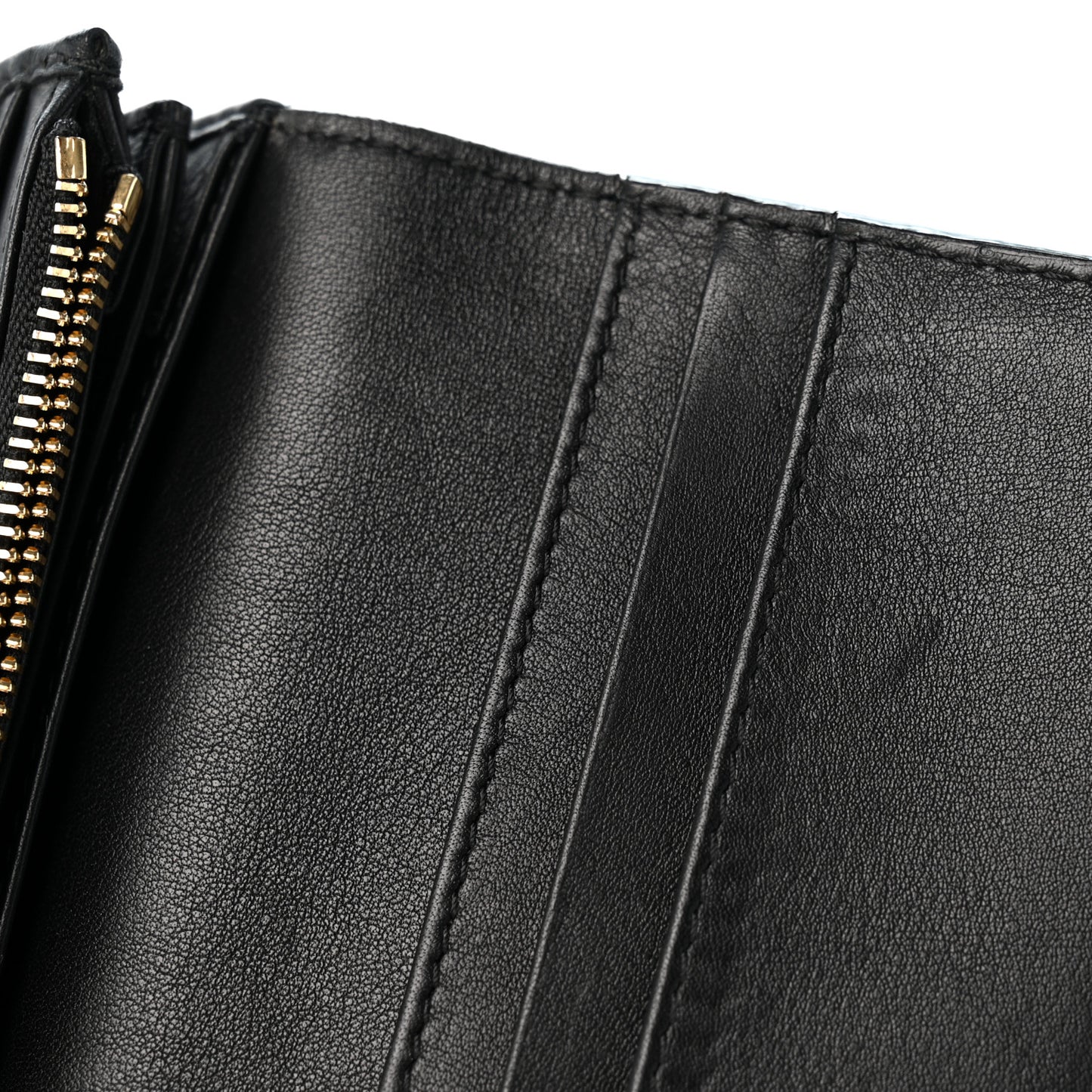 Calfskin Horseferry Check Porter Continental Wallet Black