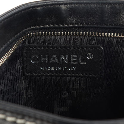 Chanel Lambskin Lax Pochette Black 6 of 7