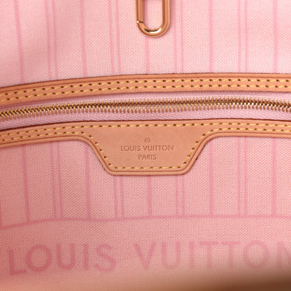 Louis Vuitton Damier Azur Neo Neverfull MM Rose Ballerine 8 of 12