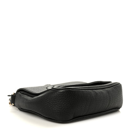 Gucci Pebbled Calfskin Small Soho Flap Crossbody Black 4 of 11