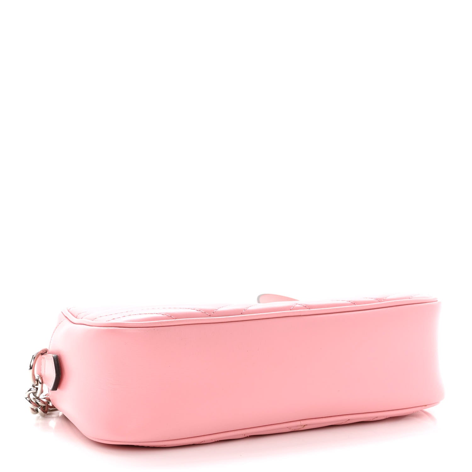 Gucci Calfskin Matelasse Small GG Marmont Chain Shoulder Bag Wild Rose 4 of 10