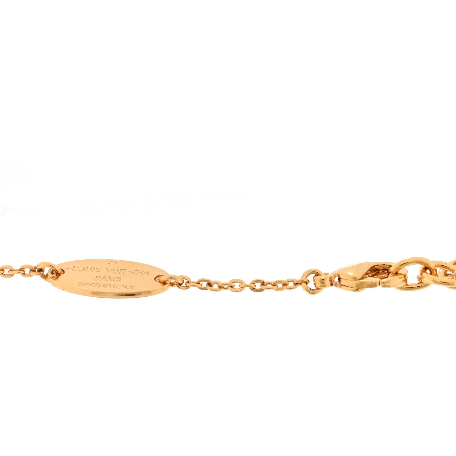 Louis Vuitton Brass Nanogram Bracelet Silver Gold 3 of 3
