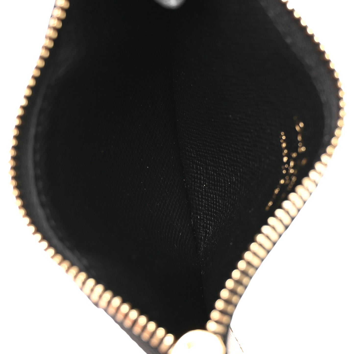 Reverse Monogram Zipped Romy Card Holder