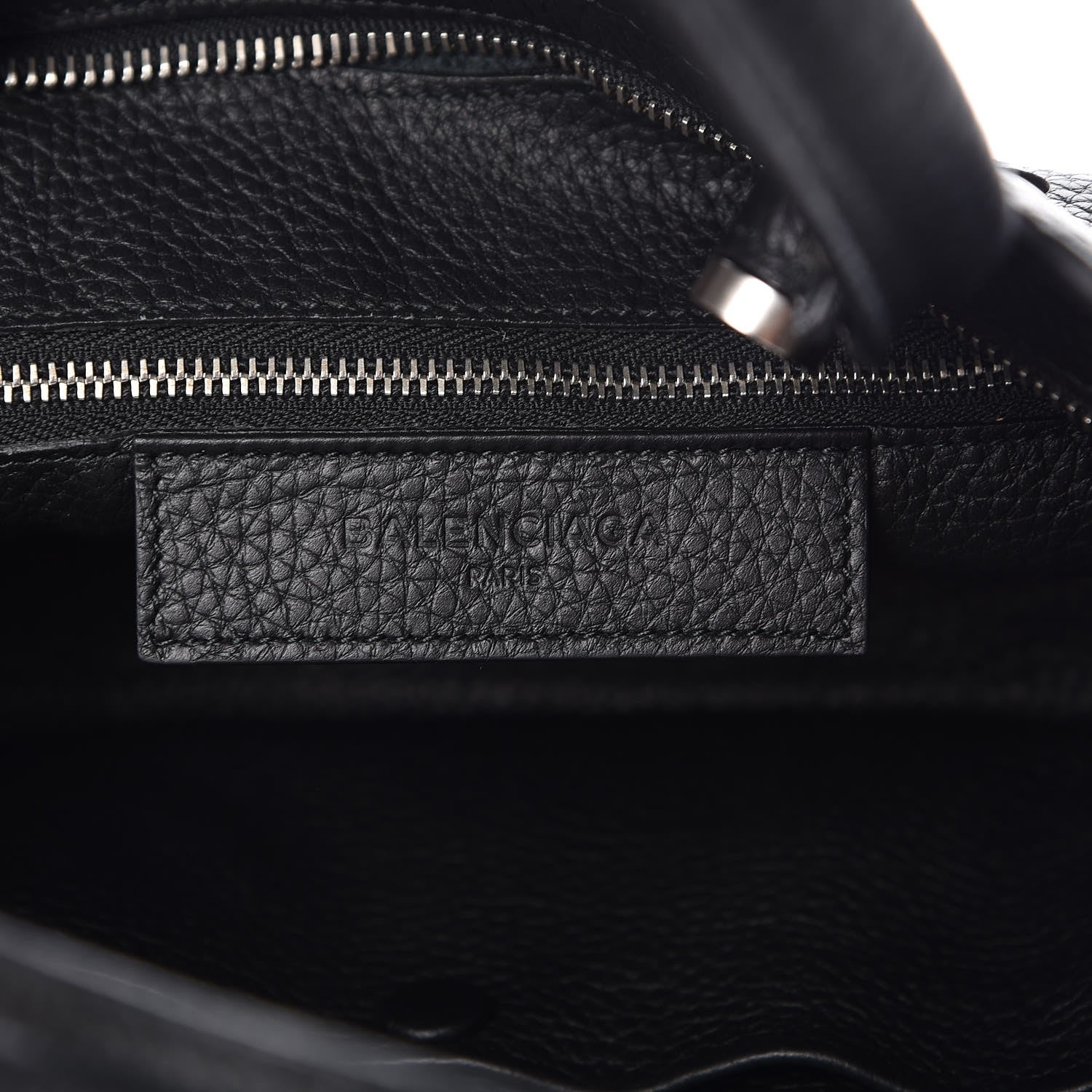 Balenciaga Veau Grana Perforated Blackout Hardware S City Black 7 of 14