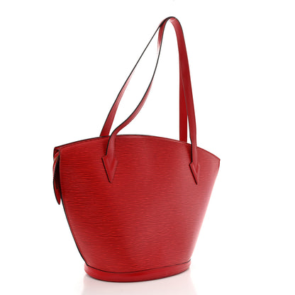 Louis Vuitton Epi Saint Jacques GM Castillan Red 3 of 16