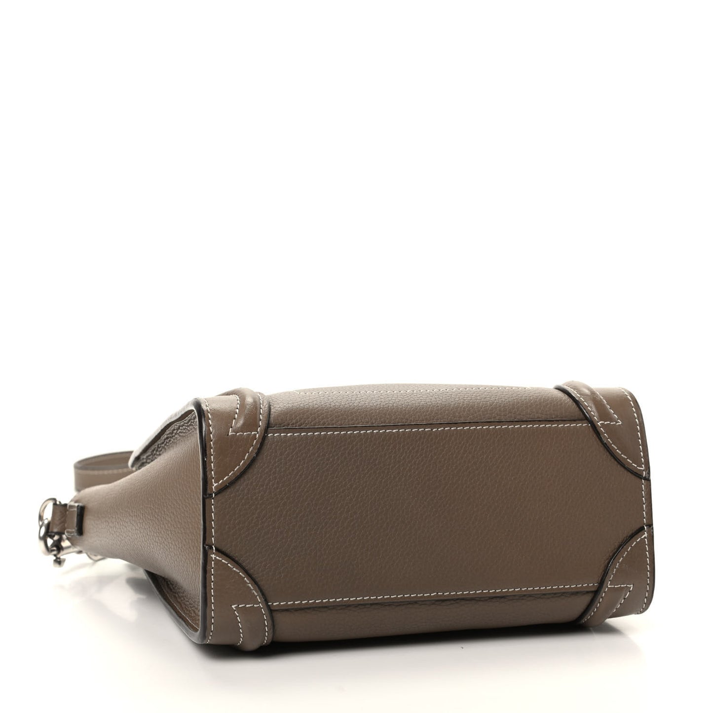 Drummed Calfskin Nano Luggage Souris
