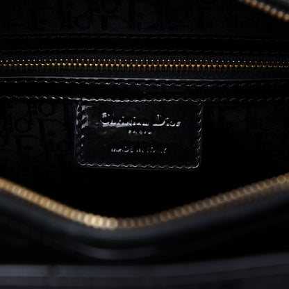 Christian Dior Patent Cannage Large Lady Dior Black 8 of 10