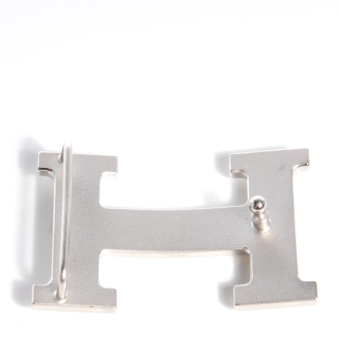 Box Togo Reversible Guilloche 32mm Silver H Constance Belt Black 105