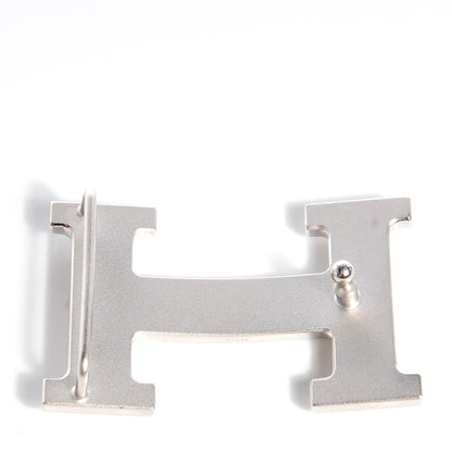 Hermes Box Togo Reversible Guilloche 32mm Silver H Constance Belt Black 105 3 of 5