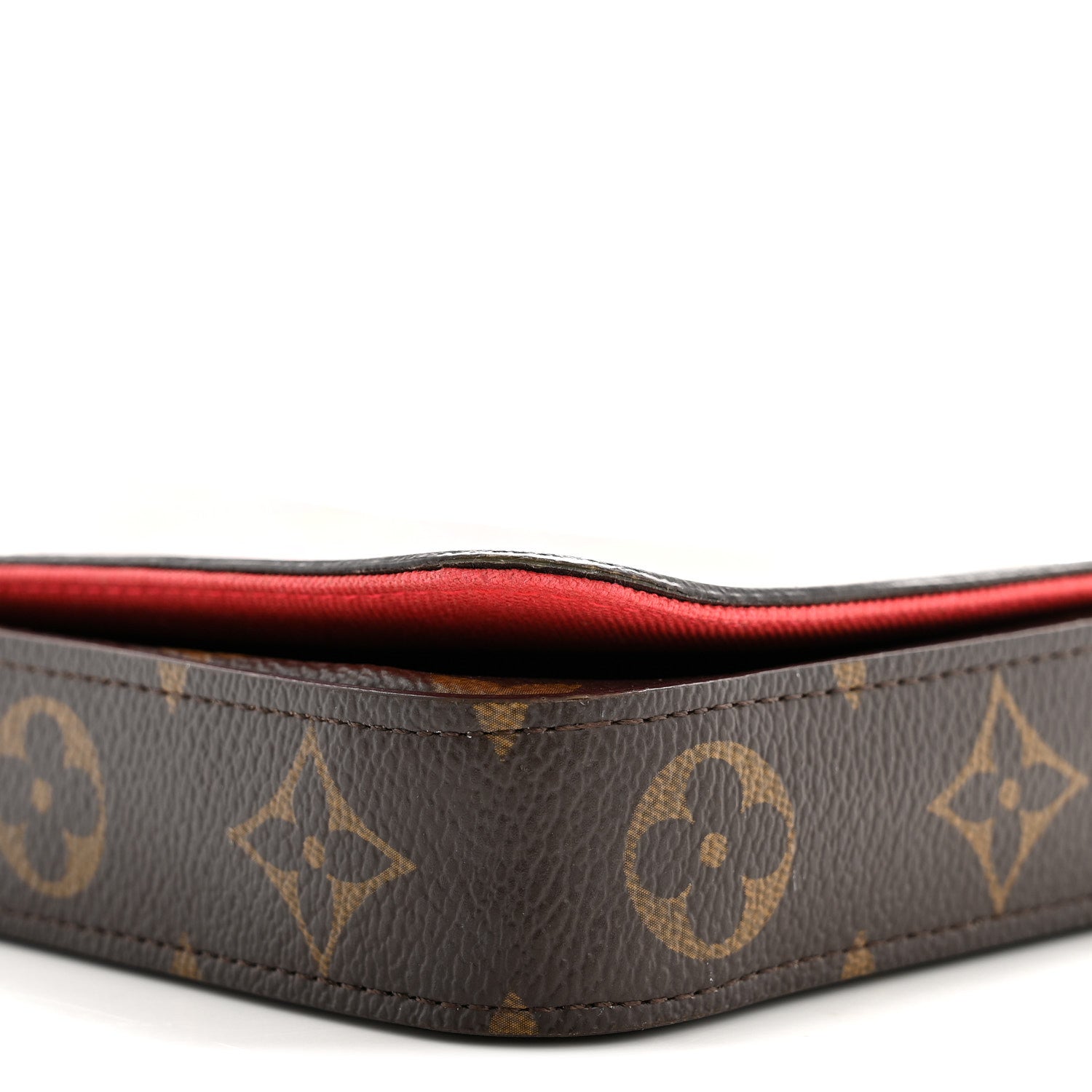 Louis Vuitton Monogram 2022 Christmas Animation China Chengdu Pochette Felicie Chain Wallet Red 9 of 10