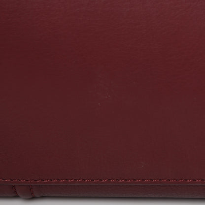 Celine Supple Calfskin Medium Phantom Luggage Burgundy 14 of 19