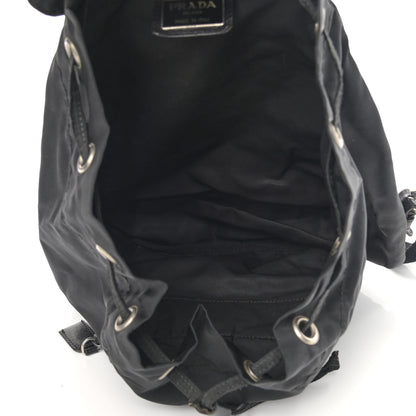 Prada Nylon Vela Cinch Backpack Black 5 of 16