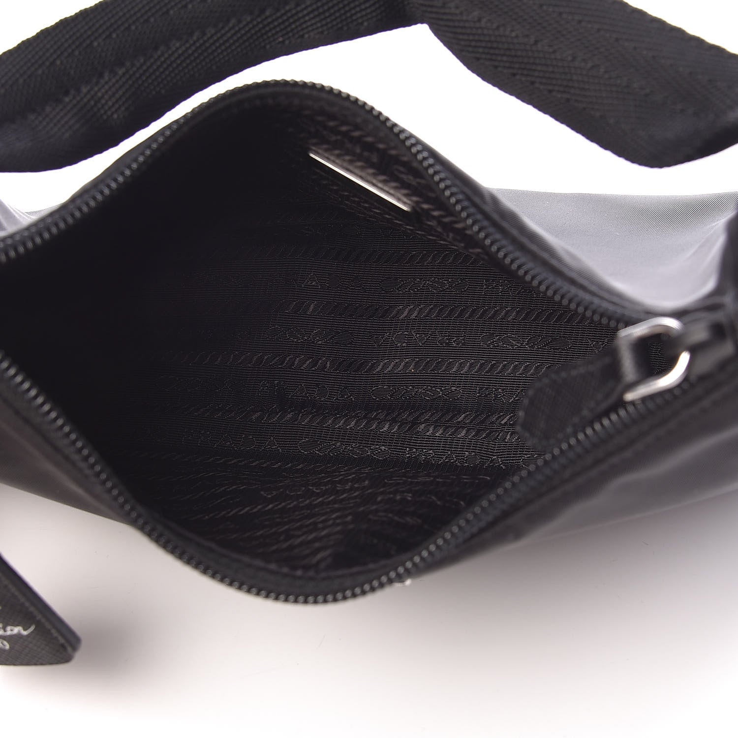 Prada Tessuto Nylon Mini Re-Edition 2000 Bag Black 7 of 8