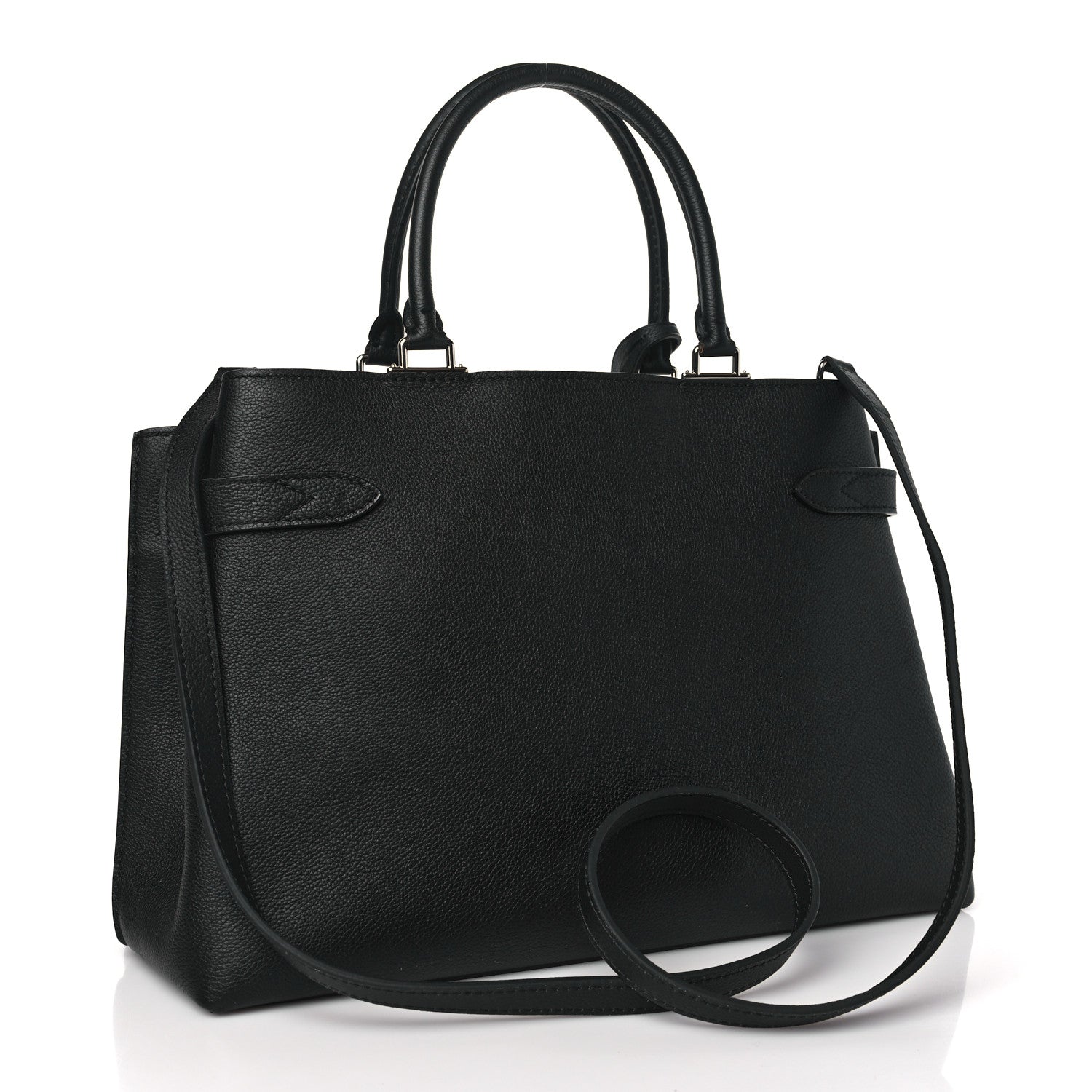 Louis Vuitton Calfskin Lockme Day Black 3 of 9