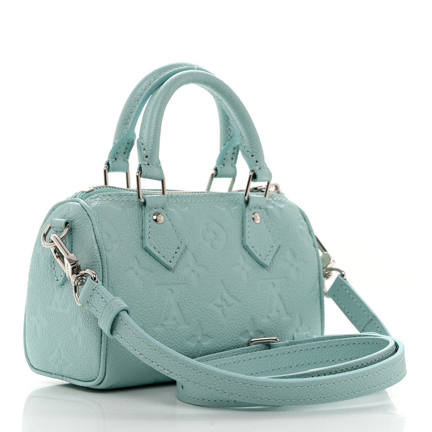 Empreinte Monogram Nano Speedy Pearly Lagoon Turquoise