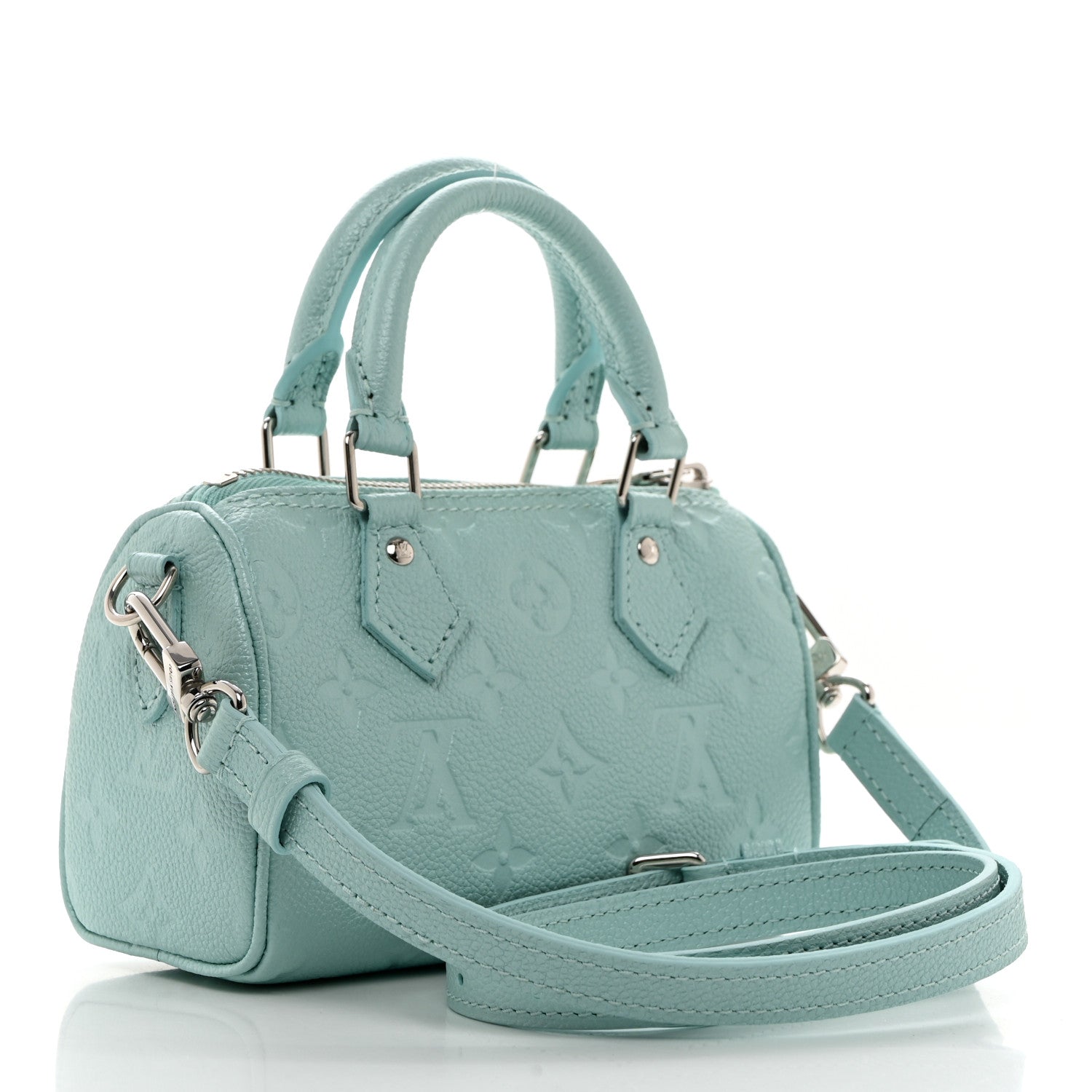 Louis Vuitton Empreinte Monogram Nano Speedy Pearly Lagoon Turquoise 3 of 9