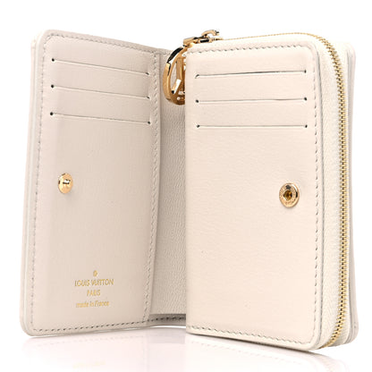 Louis Vuitton Lambskin Embossed Monogram Lou Wallet Natural Creme 4 of 9
