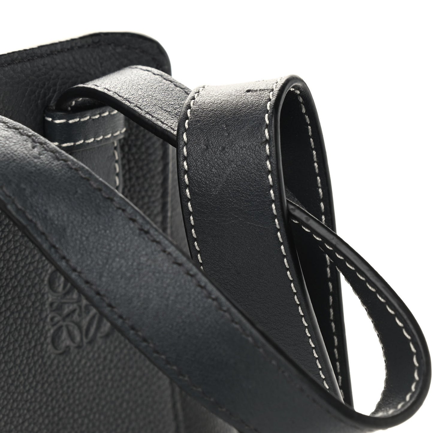 Calfskin Small Hammock Shoulder Bag Grey