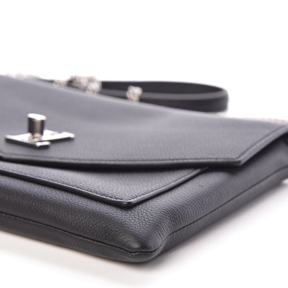 Louis Vuitton Soft Calfskin My Lockme Pochette Black 9 of 10