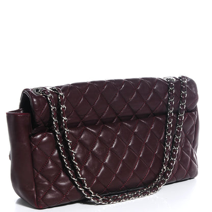 Chanel Lambskin Jumbo Coco Rain Flap Bordeaux 3 of 8