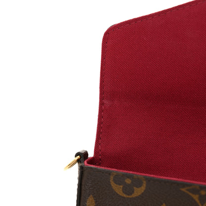 Louis Vuitton Monogram Pochette Felicie Chain Wallet Fuchsia 13 of 15