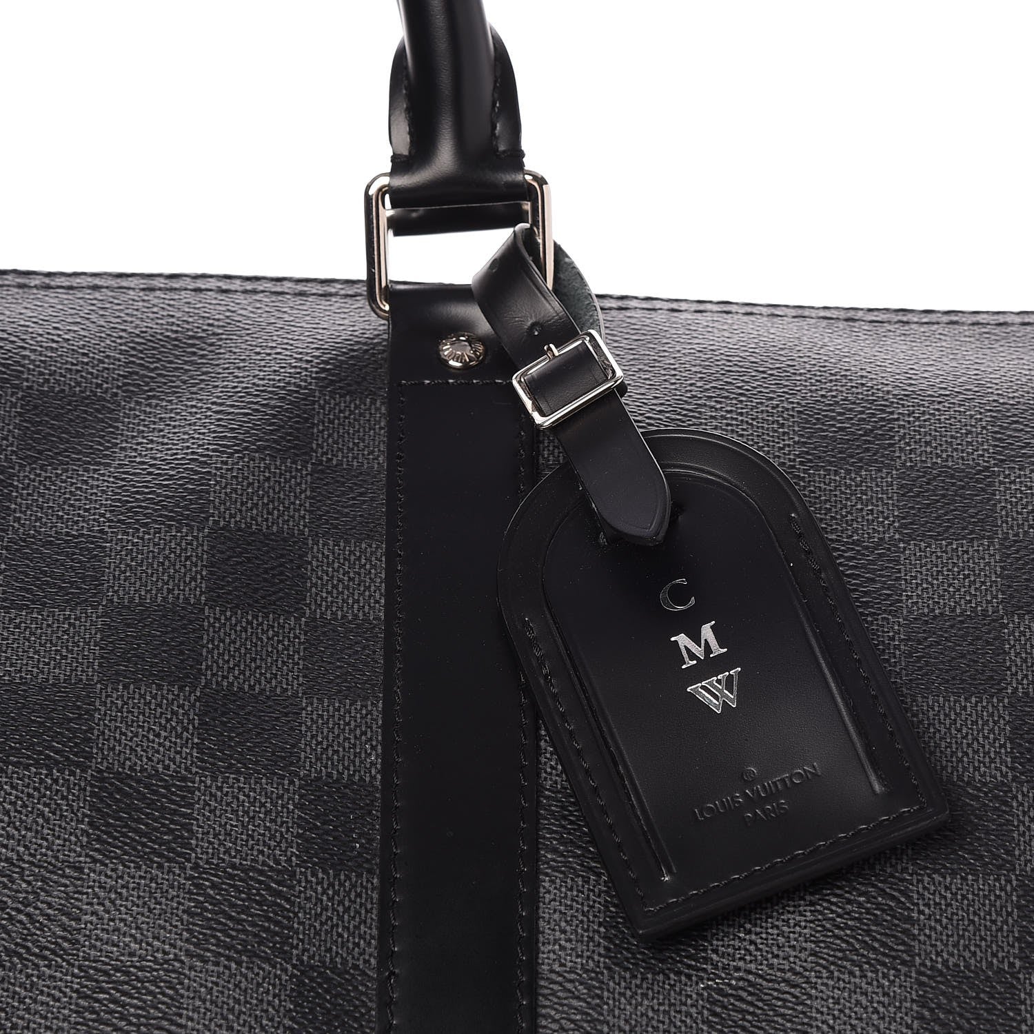 Louis Vuitton Damier Graphite Keepall Bandouliere 55 7 of 11