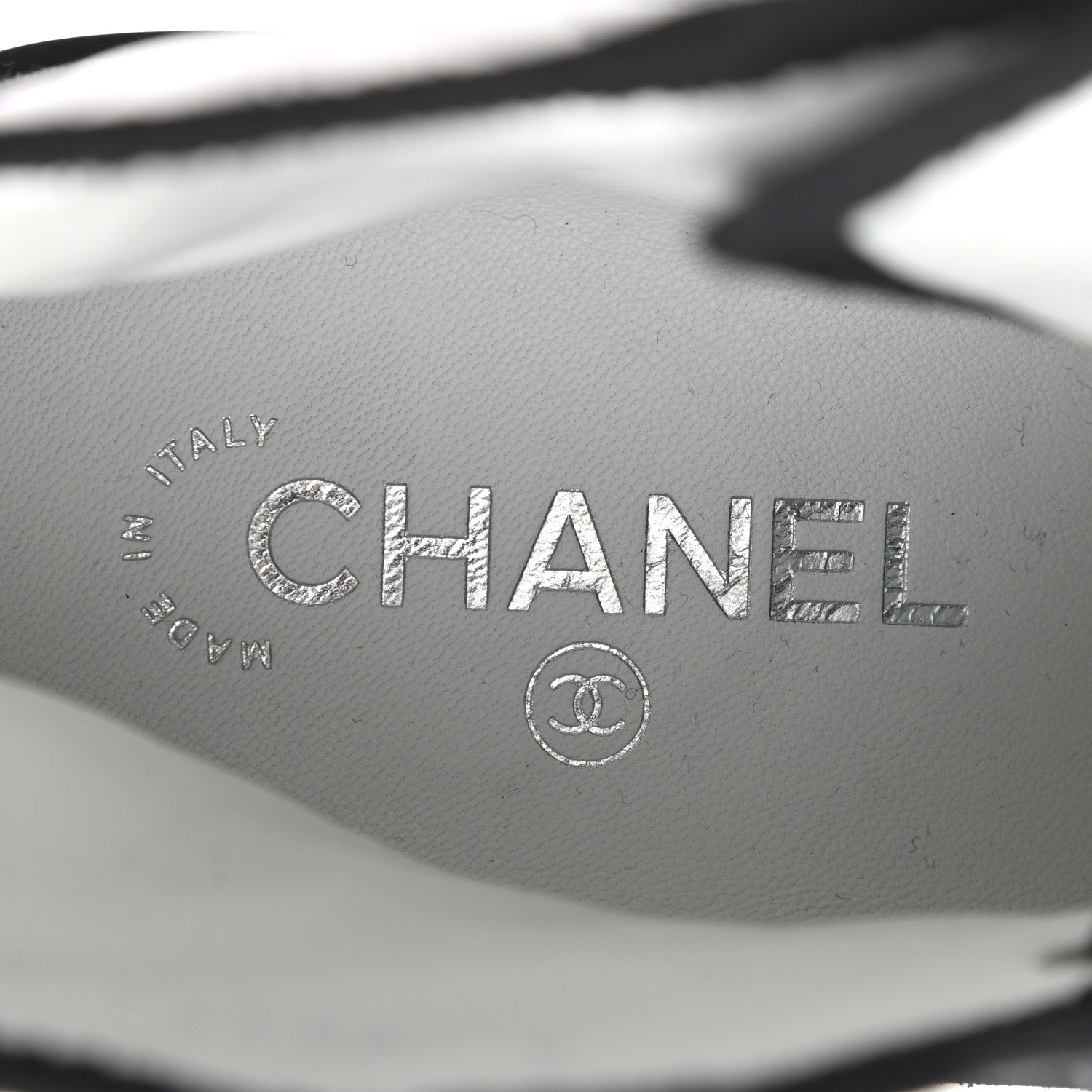 Chanel Fabric Grosgrain Quilted Cap Toe Lace Up Combat Boots 38 White Black 7 of 9