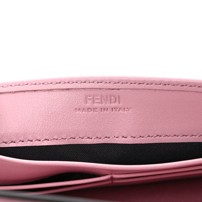 Fendi Vitello King Tamponato Logo Embossed Continental Wallet Rosa Acquerello 6 of 8