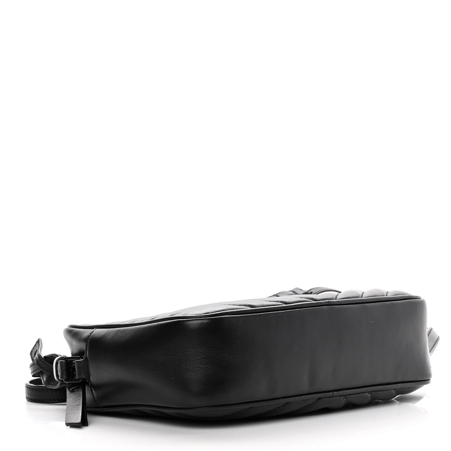 Saint Laurent Calfskin Matelasse Monogram Lou Camera Bag Black 4 of 16
