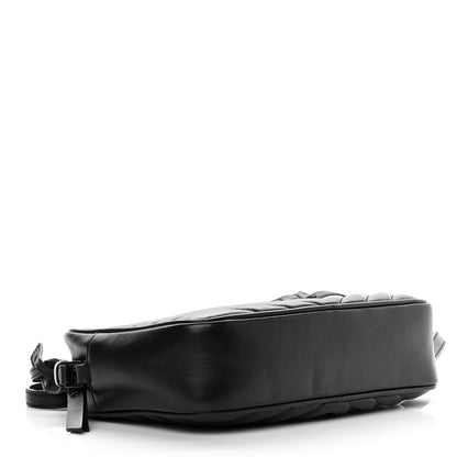 Saint Laurent Calfskin Matelasse Monogram Lou Camera Bag Black 4 of 16