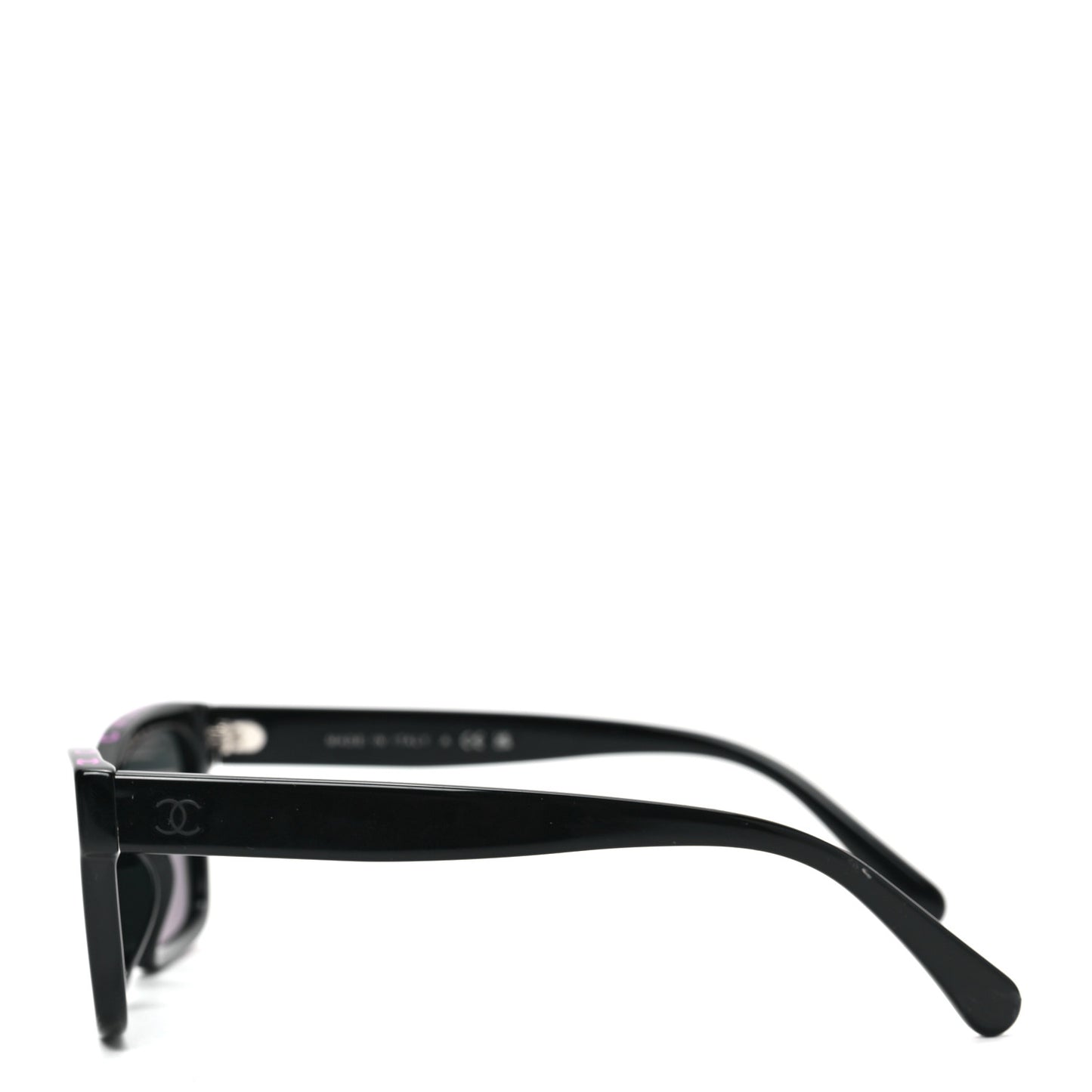 Acetate Square Sunglasses 5417-A Black