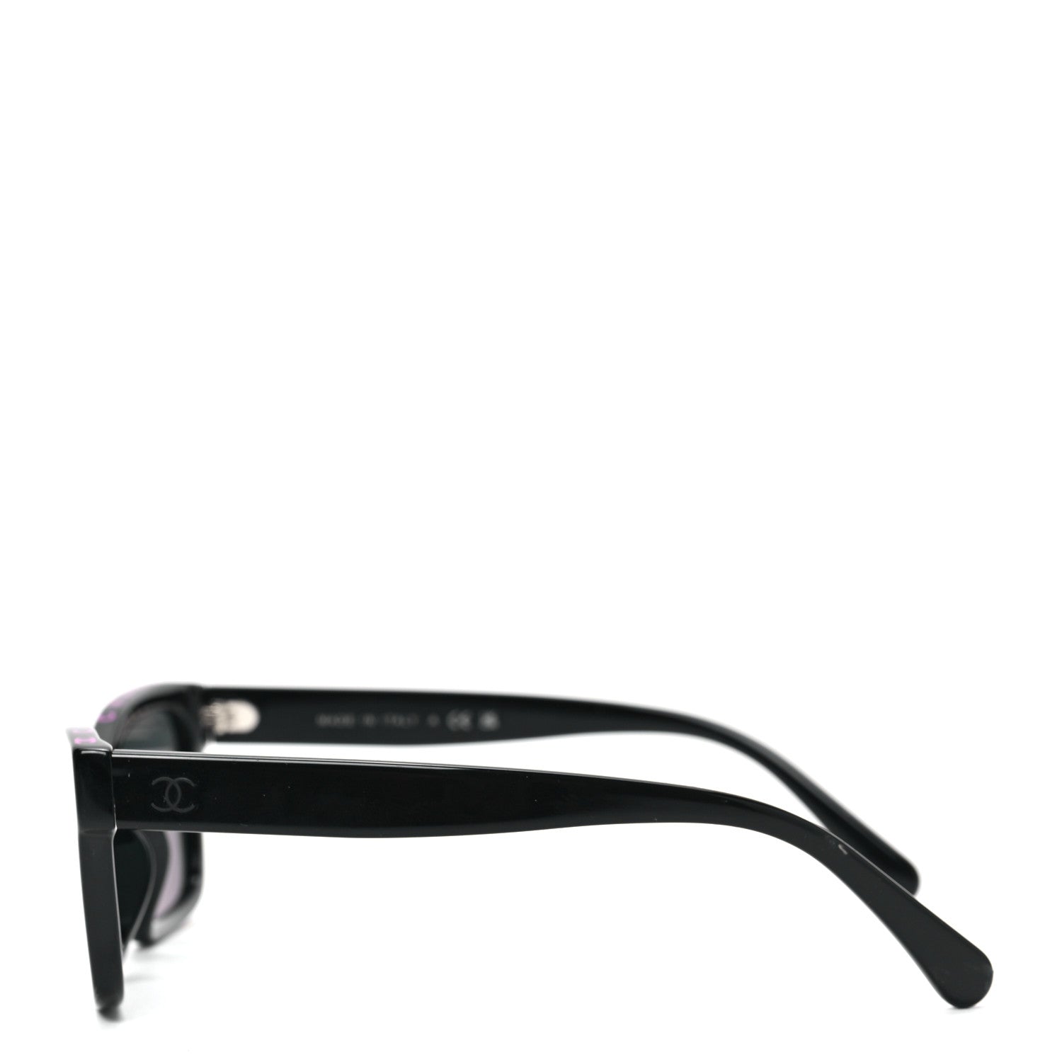 Chanel Acetate Square Sunglasses 5417-A Black 3 of 7