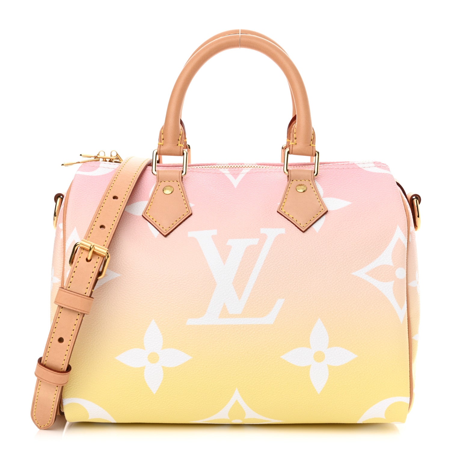 Louis Vuitton Monogram Giant By The Pool Speedy Bandouliere 25 Light Pink 1 of 9