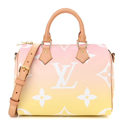 Louis Vuitton Monogram Giant By The Pool Speedy Bandouliere 25 Light Pink 1 of 9