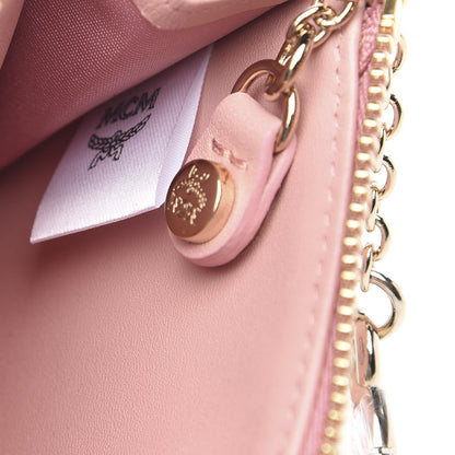 MCM Visetos Key Pouch Pink 6 of 7