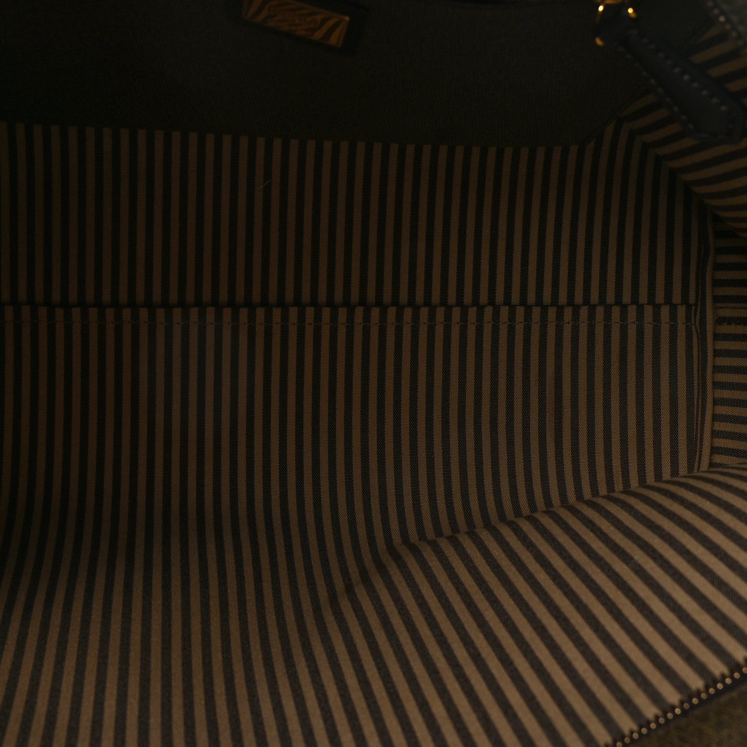 Fendi Zucca Spalmati Medium Roll Tote Tobacco Moro 5 of 9