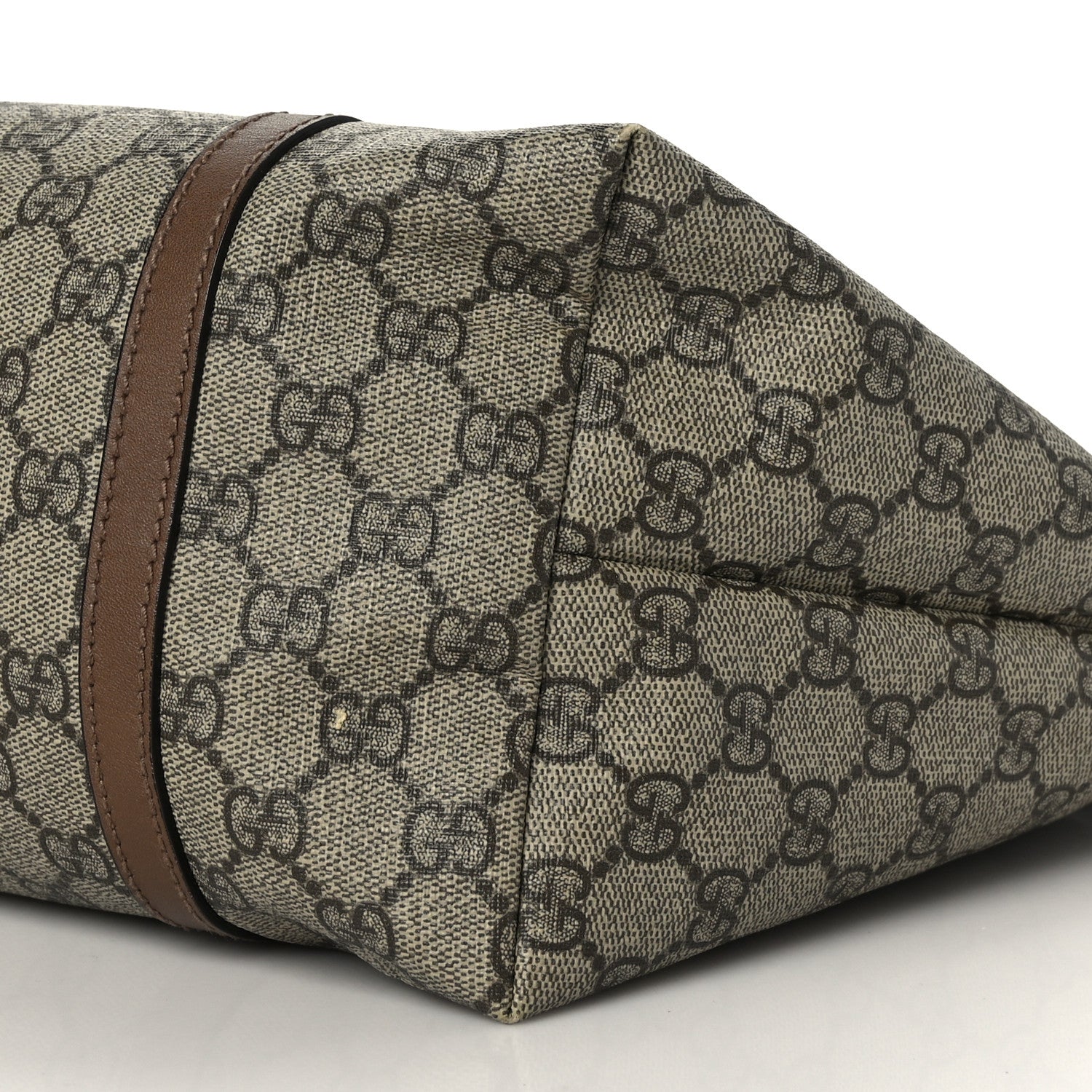 Gucci GG Supreme Monogram Medium Nice Tote Brown 9 of 10