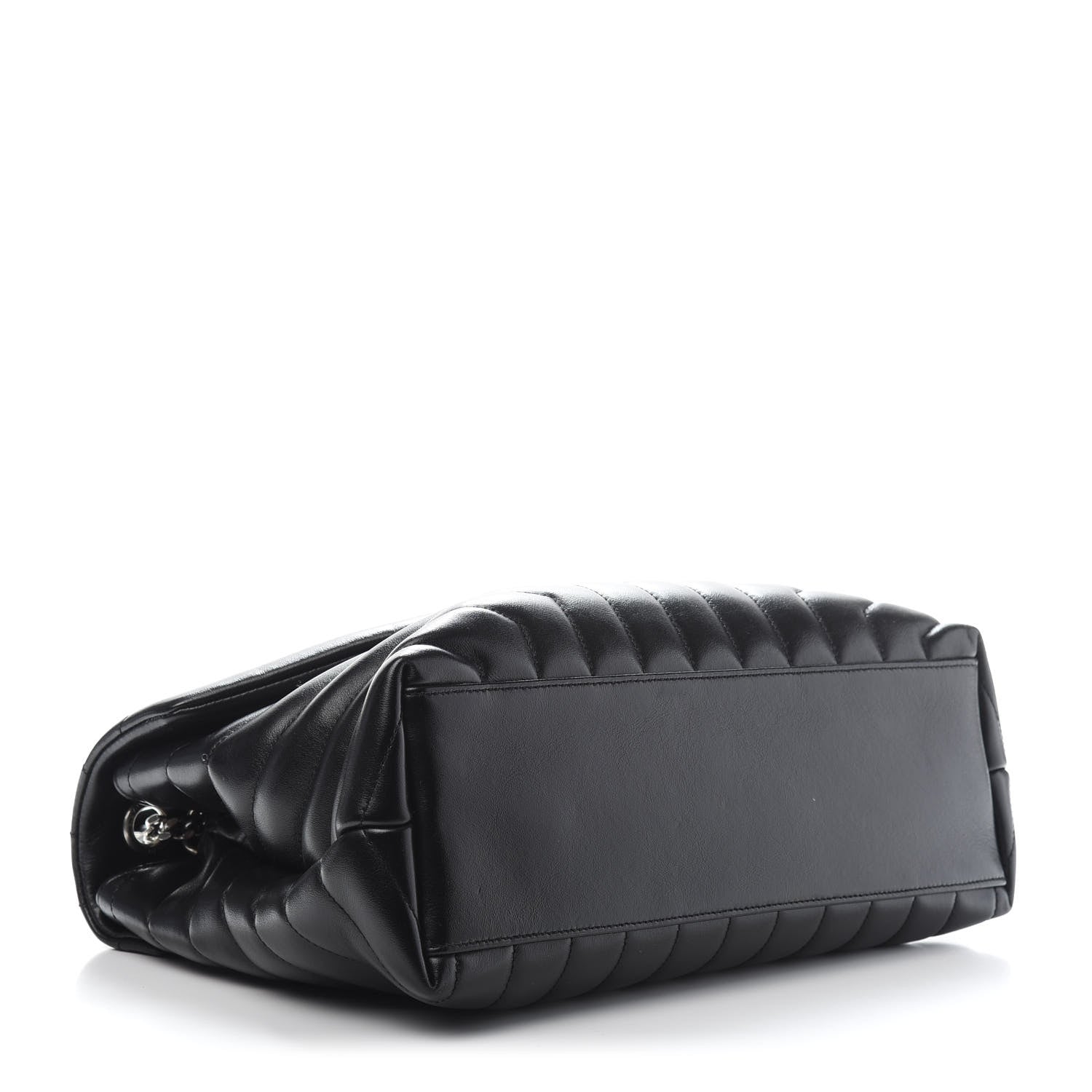 Saint Laurent Calfskin Y Quilted Monogram Medium Loulou Chain Satchel Black 4 of 13