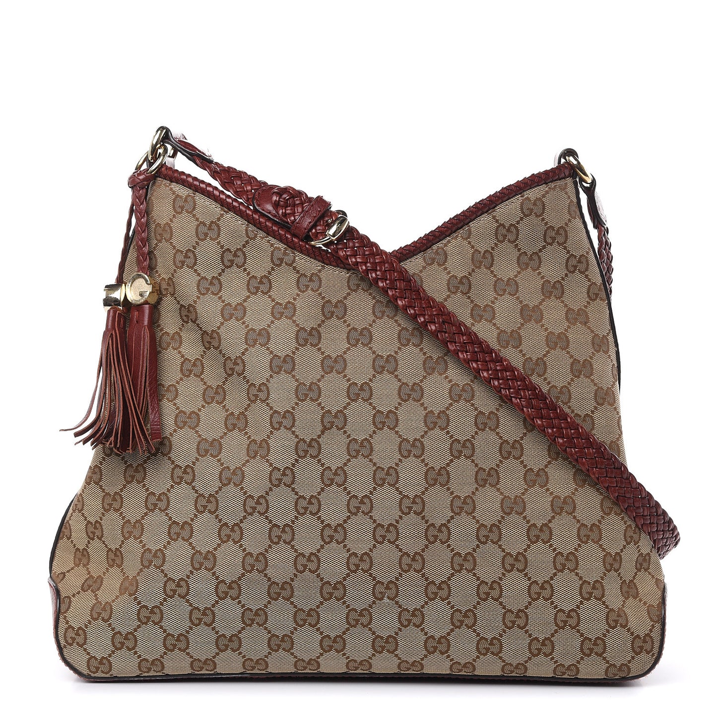 Monogram Medium Marrakech Hobo Red