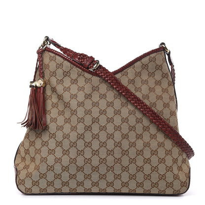 Gucci Monogram Medium Marrakech Hobo Red 1 of 11