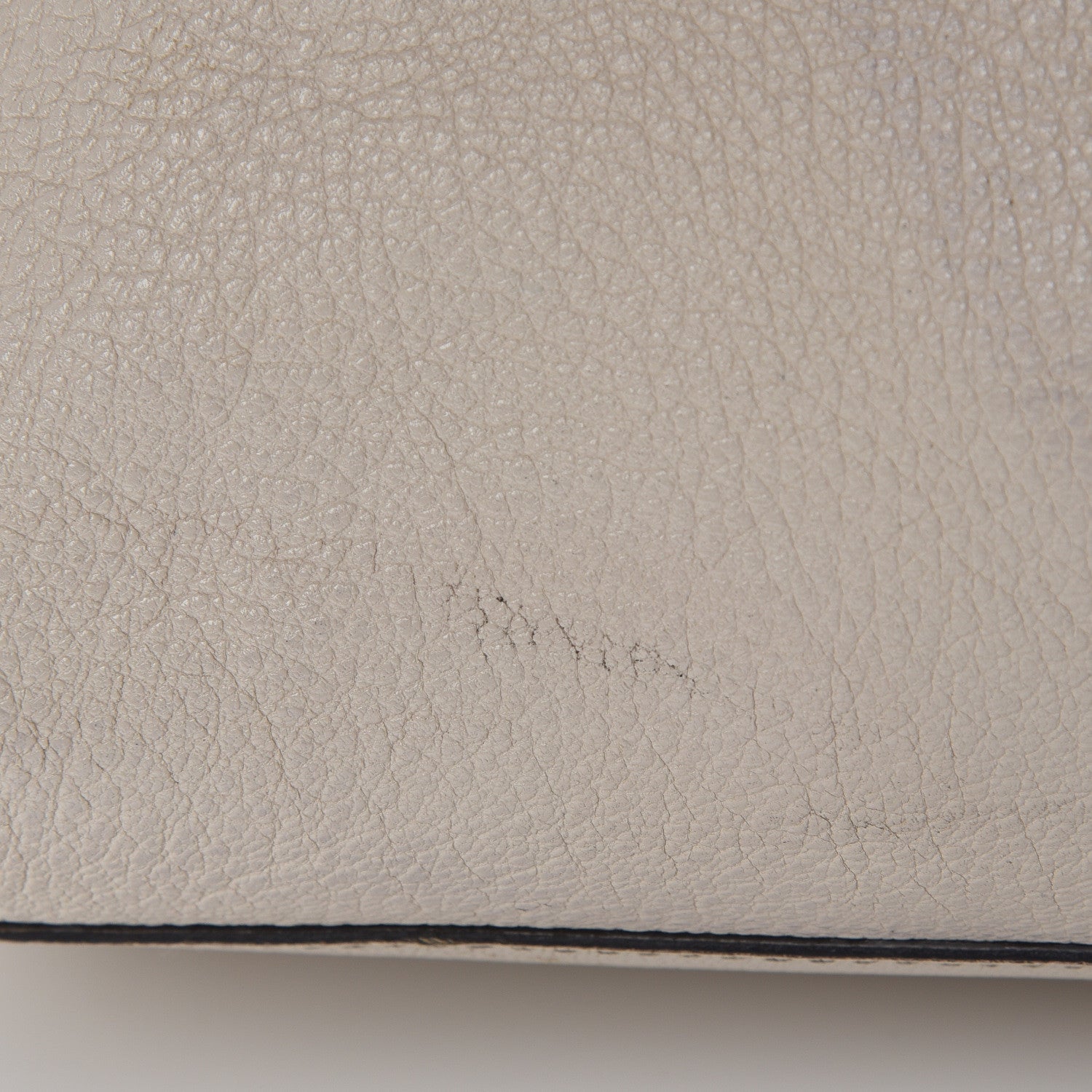 Fendi Goatskin Elaphe Large Peekaboo Iconic Satchel Latte Natural 20 of 21