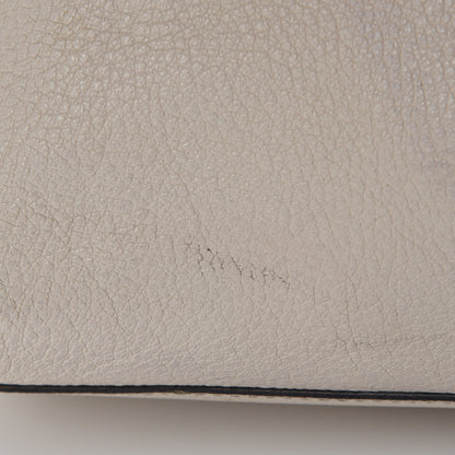 Fendi Goatskin Elaphe Large Peekaboo Iconic Satchel Latte Natural 20 of 21