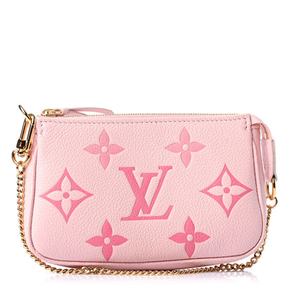 Louis Vuitton Empreinte Monogram Giant By The Pool Mini Pochette Accessories Bouton De Rose 1 of 4