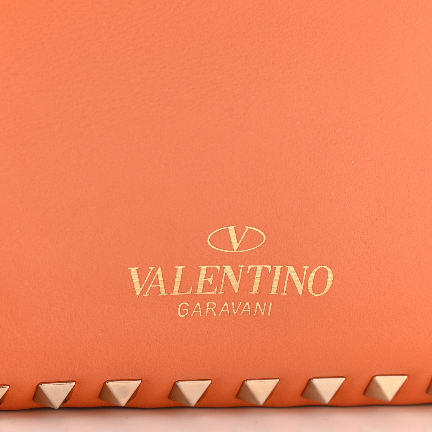 Valentino Garavani Vitello Medium Rockstud Tote Melon Sorbet 13 of 18