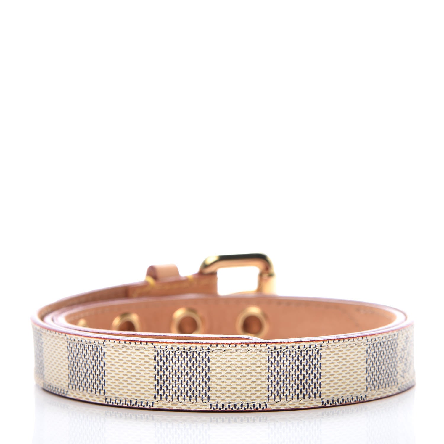 Louis Vuitton Damier Azur 20mm Belt 80 32 3 of 10